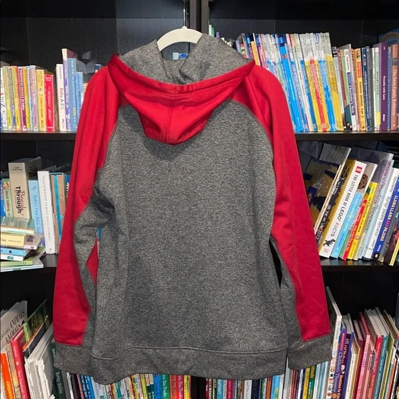 Alabama Crimson Tide Gray and Red Hoodie - Picture 3 of 4